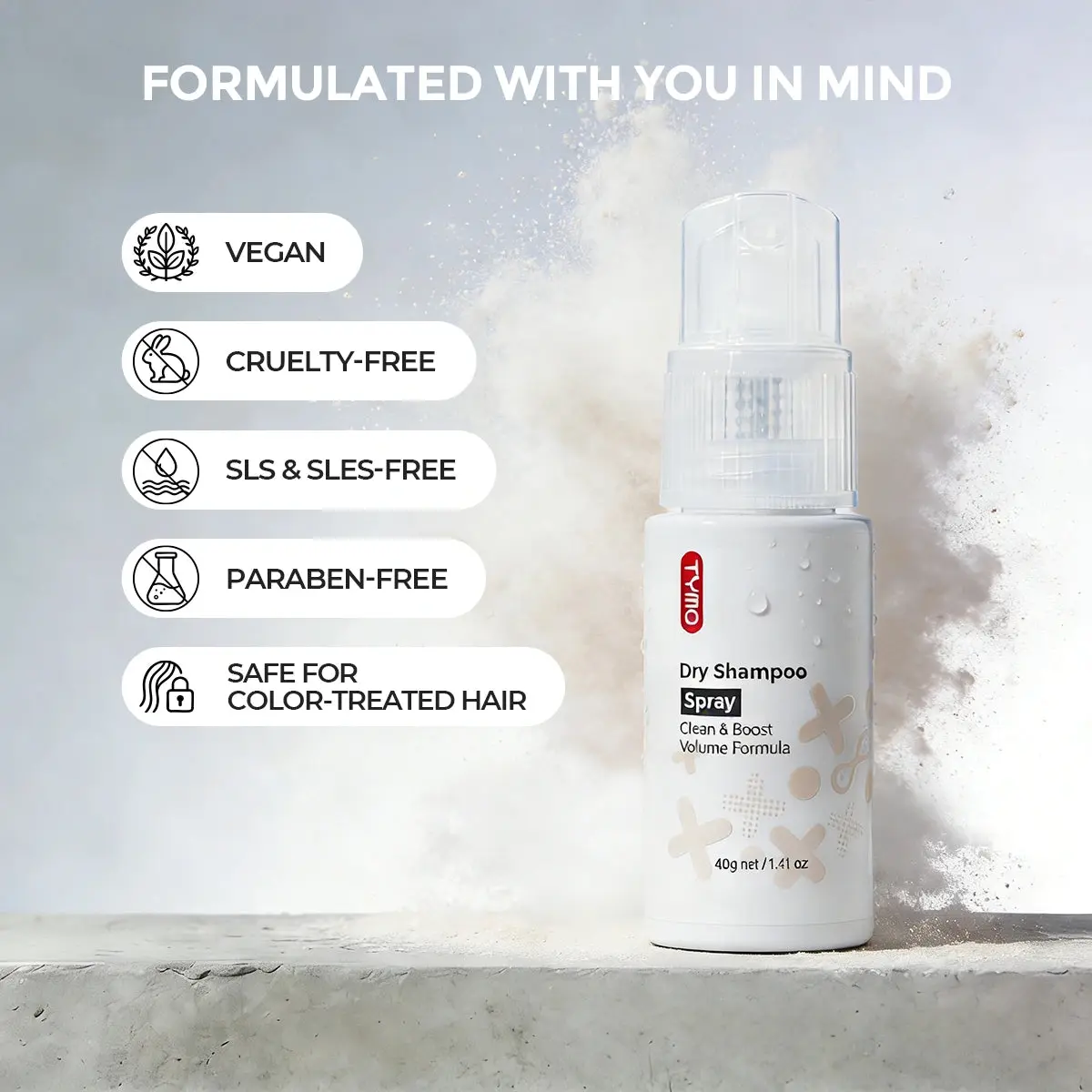 TYMO Volumizing Dry Shampoo Powder - Image 6